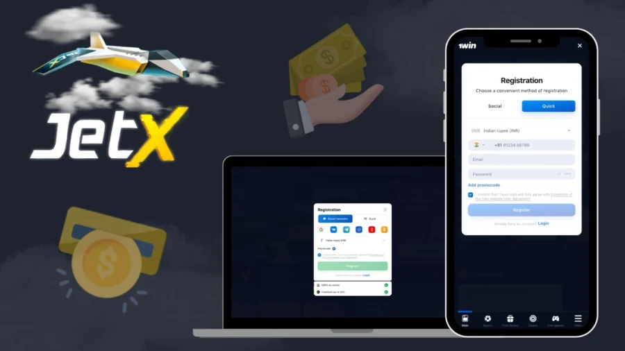 inscription JetX